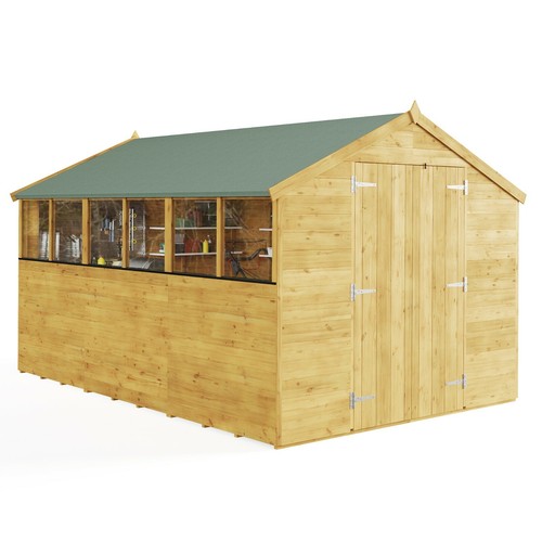 Garden shed apex wooden - garden,