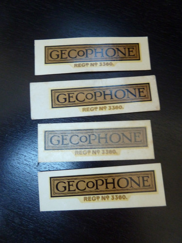 Gecophone stickers water - gecophone,