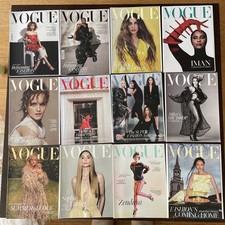 Job Lot Bundle of Vogue Magazines (2023-2024) 12 Issues COLLECTION ONLY HARROW 