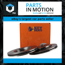 2x Brake Discs Pair Vented