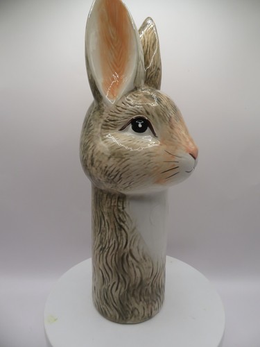 New hand painted ceramic hare - new,
