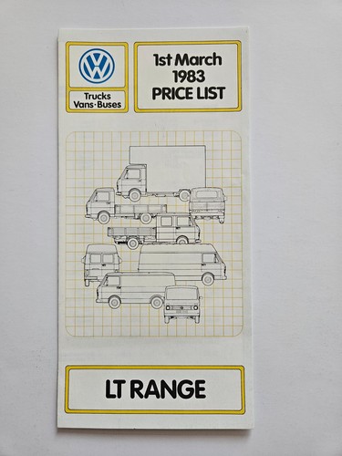 Volkswagen t25 van - volkswagen, lt