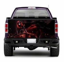 Tailgate truck wrap printed