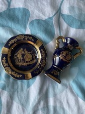 Limoges Porcelain Cobalt Blue
