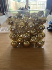 IKEA Gold Baubles