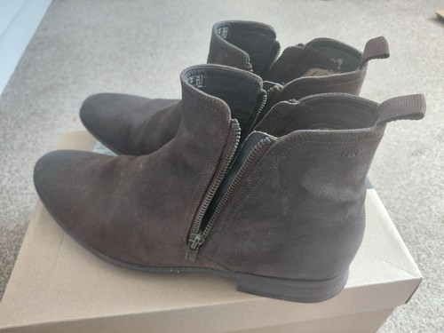 Clarks mens brown - brown,, suede