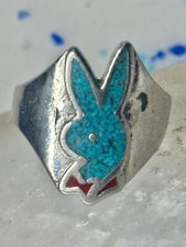 Playboy Bunny ring turquoise