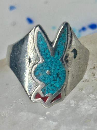 Playboy bunny ring turquoise - playboy,