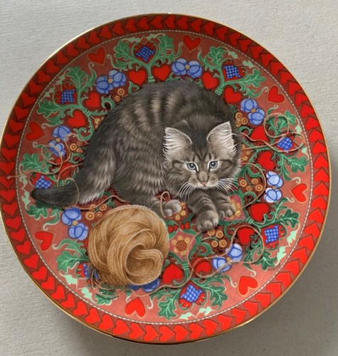 Lesley anne ivory cat plate - lesley,