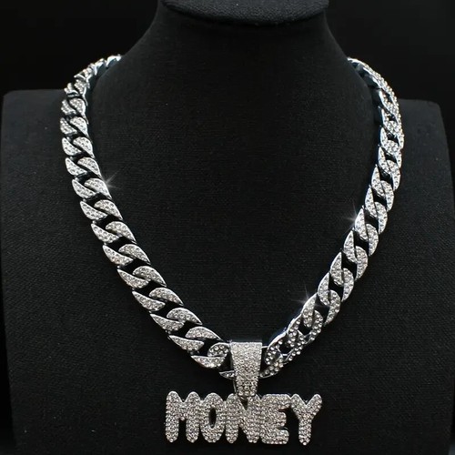 Cuban chain money pendant - cuban,