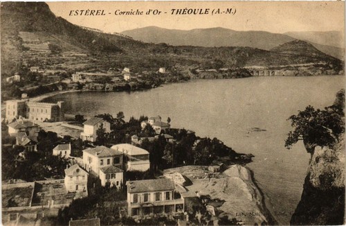 Old postcard esterel théoule - old,