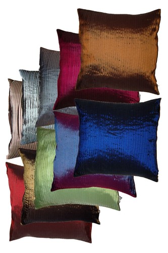 Faux silk cushion - silk,