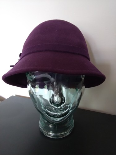 Women purple cloche wool - women's,