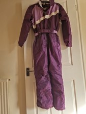 Girls Purple/white  Age 12 Ski