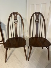 Lovely Pair Of Ercol Swan Back
