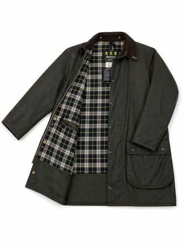 90s barbour border - barbour, waxed