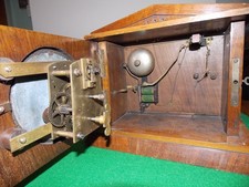 Antique/Vintage mechanical clock with electric bell strike.