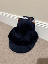 Shire Navy Velvet Riding Hat