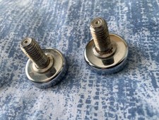 SEGA BLAST CITY ARCADE MACHINE GENUINE CHROME LEG LEVELLERS JAMMA EGRET TAITO