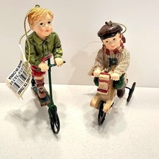 Vintage style ornaments boys