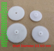 20~90 Teeth Plastic Spindle Gears Single Layer Crown Shaft Cog Wheel Toy Car DIY