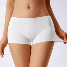 Women Seamless Boxer Panties Ladies Shorts Underwears Teens Knickers 3/6 Packs