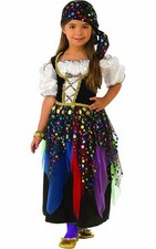 GYPSY CHILD GIRLS CARNIVAL CIRCUS FANCY DRESS HALLOWEEN COSTUME