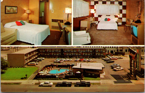 Postcard vtg balmar motel - postcard,