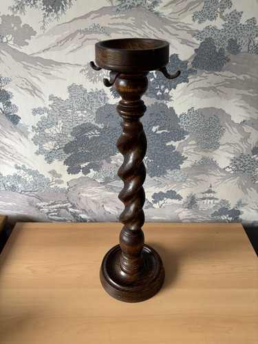 Antique wooden barley twist - antique,