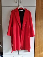 ZARA Bright Cheerful Red Coat