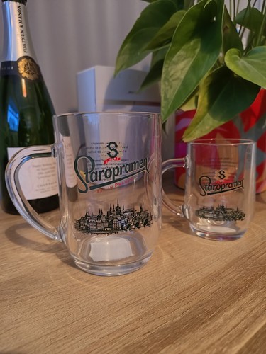 Staropramen pint glass and - pint,