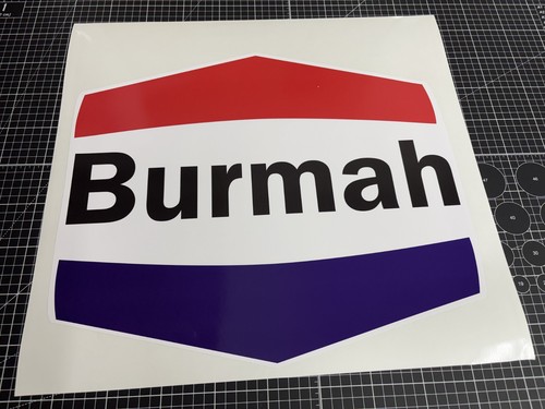 Burmah petrol vinyl sticker - burmah,