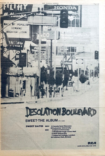 The sweet 1974 poster - sweet, uk