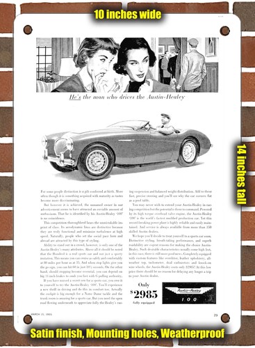 Metal sign 1955 - -,
