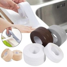 Bath Sealing Strip Self-Adhesive Caulk Strip Tape Toilet Wall Sealing Trim UK