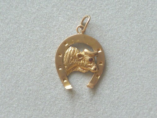 Vintage solid horshoe
