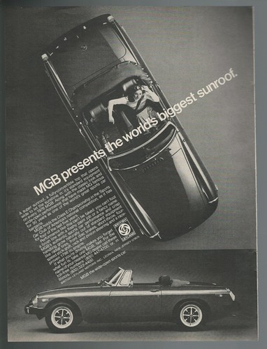 1976 mgb advertisement - 1976,