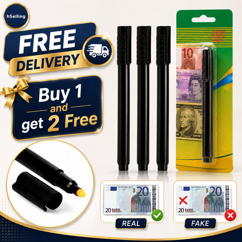 Bank note checker - bank, pen