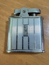 Rare Vintage RONSON WHIRLWIND Chrome Plated Petrol Lighter