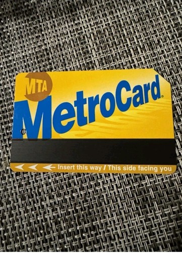 Nyc subway metrocard no - metrocard, (no