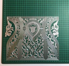 Large 37pcs Decorative Freestanding Card Shape Die Set - 24 X 20cm