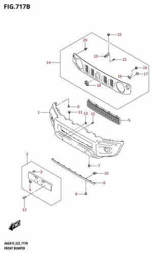Suzuki genuine front bumper - suzuki,