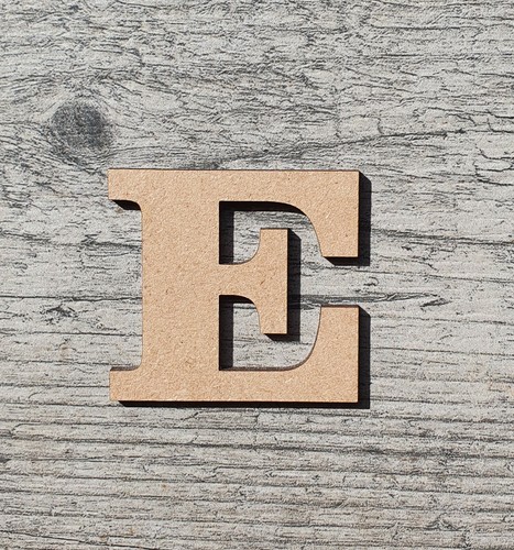 Bold wooden large letters - bold,