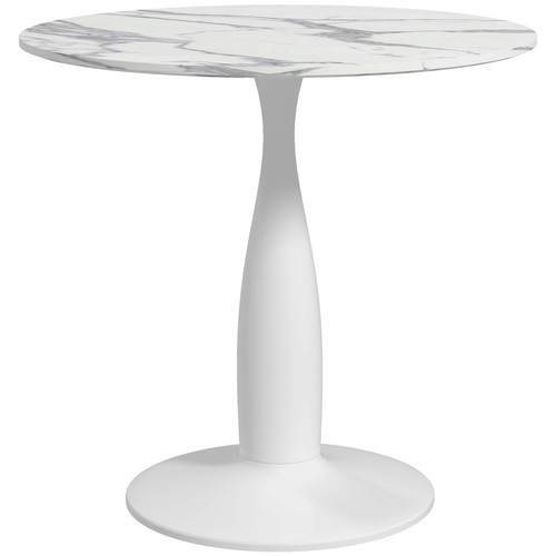 Homcom round dining - dining, table