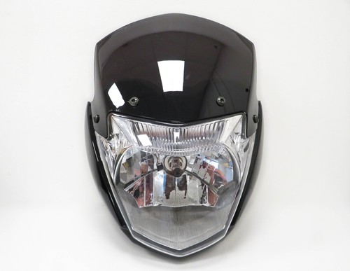 Headlight with top fairing - with,