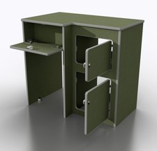 MDF Camper Van furniture kitchen pod / LH SMEV 9722 hob / CRX50 fridge (POD-023)