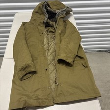 Zara Basic Quilted Parka Coat