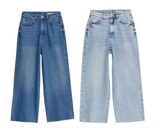 Ladies wide leg raw - ,