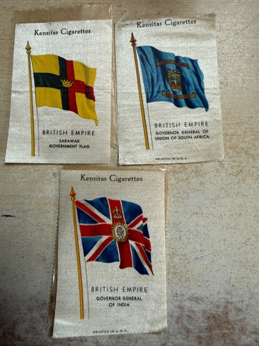 Kensitas silk cigarette cards - cigarette,