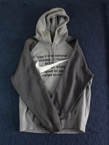 Nike swoosh grey pullover - nike,